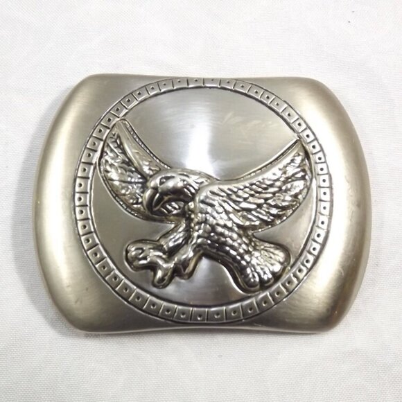 Bald Eagle Vintage Belt Buckle, A132 Classico Italia - Picture 1 of 8